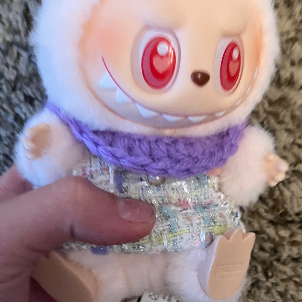 Light purple labubu scarf (LABUBU NOT INCLUDED)